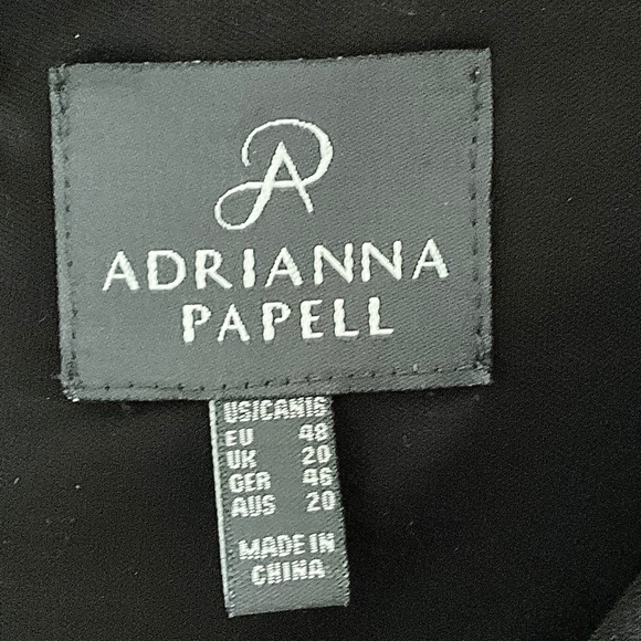 Anthropologie x Adrianna Papell Mini Dress Crochet Lace Floral Black Pink 16 - Picture 4 of 14